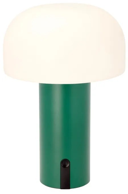 Fehér-zöld LED asztali lámpa (magasság 22,5 cm) Styles – Villa Collection