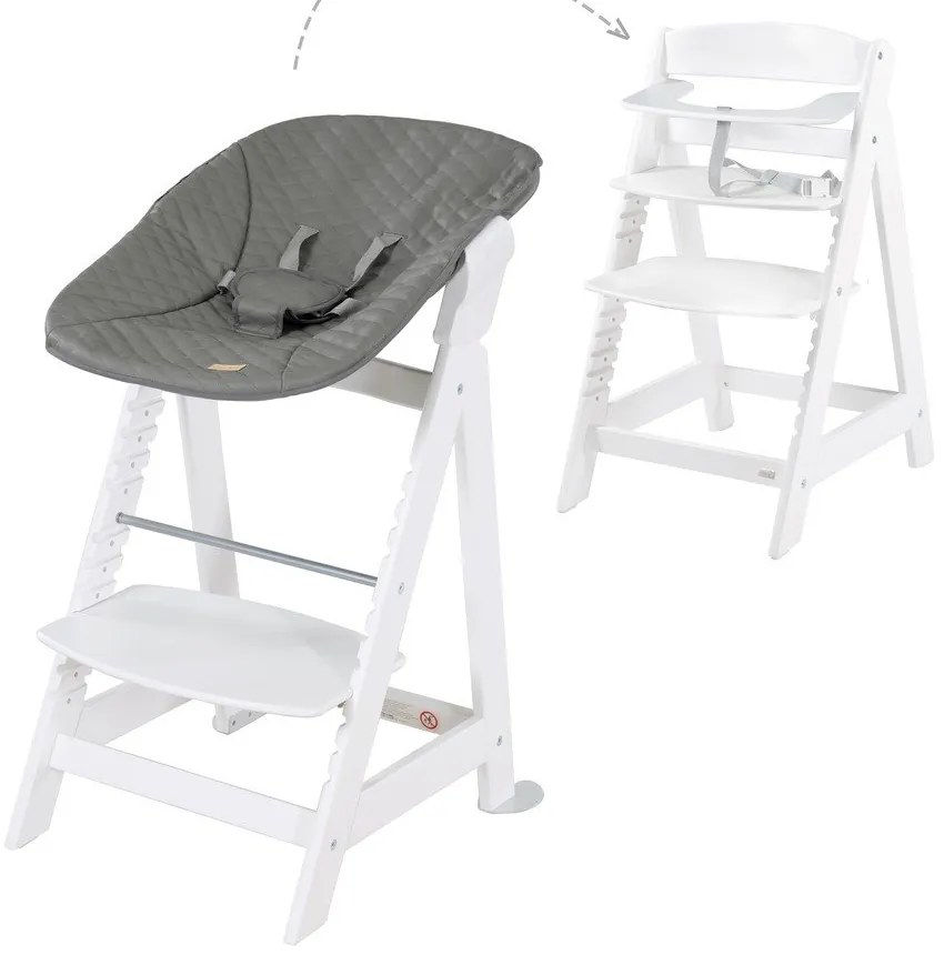 Fehér etetőszék Luxe – Roba