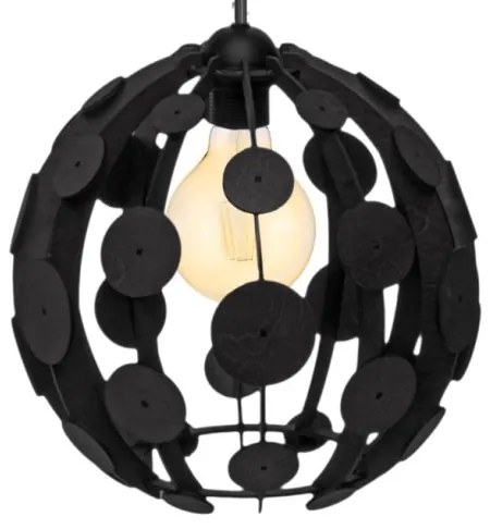 Csillár GAIA 3xE27 / 60W / 230V fekete / barna