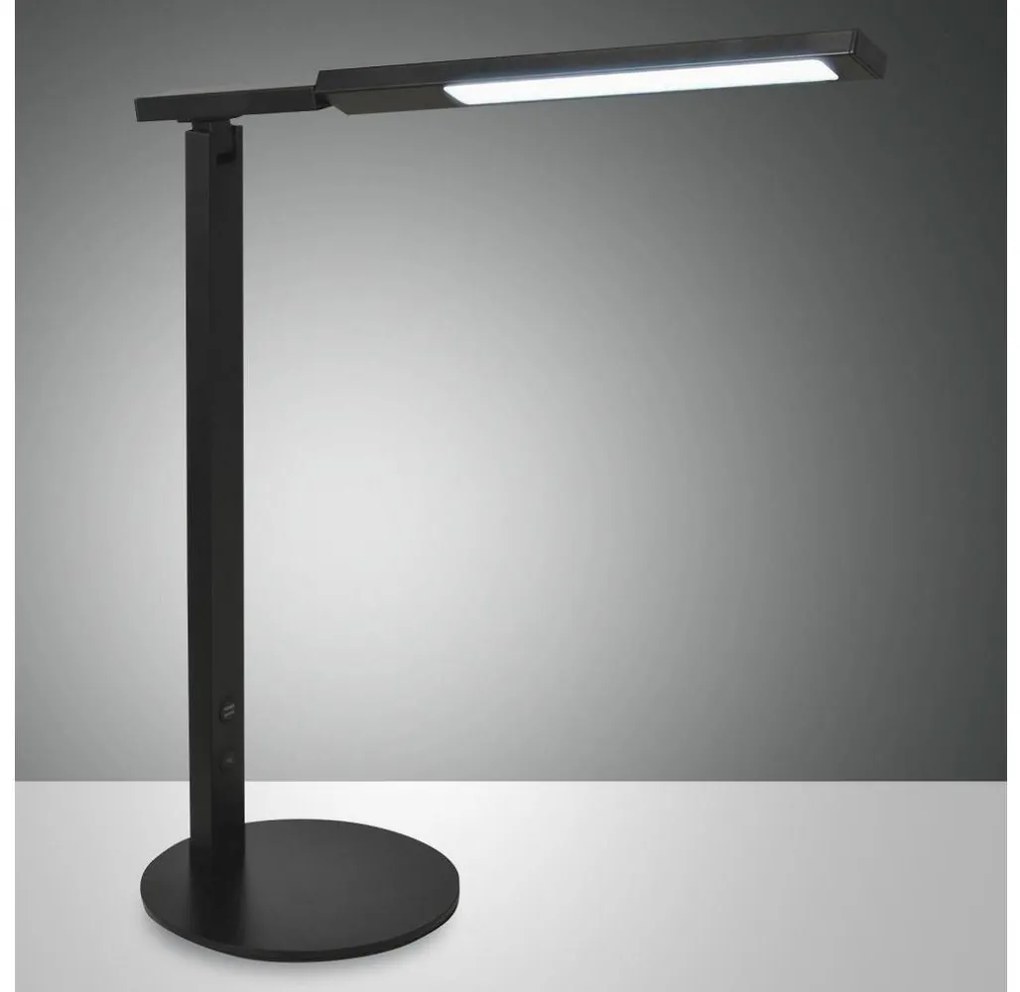 Fabas Luce Fabas Luce 3550-30-101-LED Szabályozható fényerejű lámpa IDEAL LED/10W/230V 3000-6000K fekete FX0282