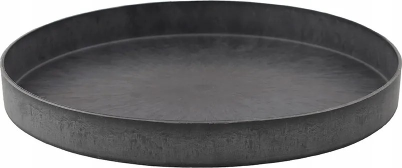Konyhai Tálca tálaló tálca műanyag szürke dekoratív 27cm
