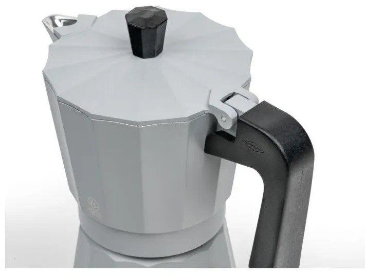 Szürke fém kotyogós kávéfőző 400 ml Moshi – Leopold Vienna