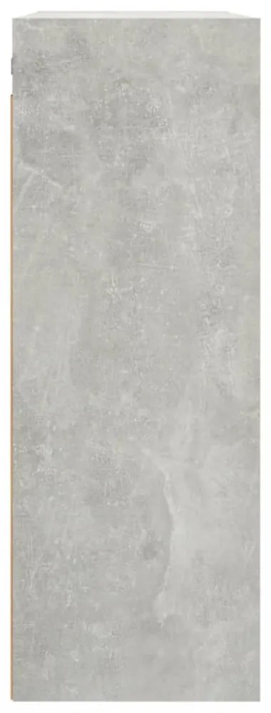 betonszürke függő faliszekrény 69,5 x 32,5 x 90 cm