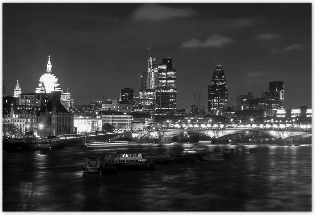 Poszterek 155x105 London éjszakai tájkép