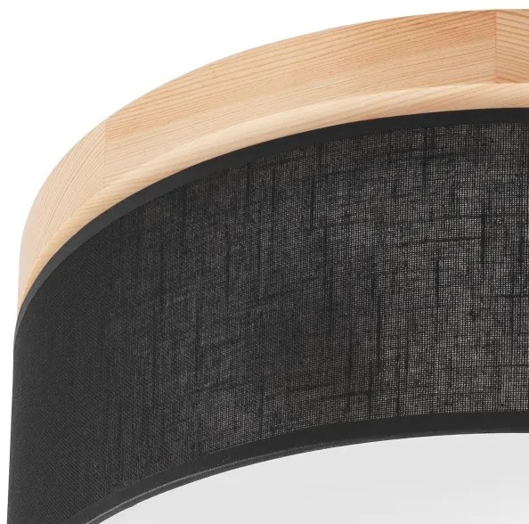 Brilagi - LED mennyezeti lámpa BELLADONNA 2xE27/15W/230V, 40 cm, fekete/fenyő