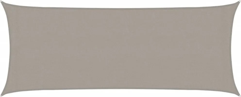vidaXL világosszürke négyszögletű HDPE napvitorla 160 g/m² 2x4,5 m