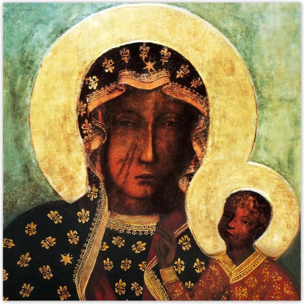 Poszterek 100x100 Szűz Mária Czestochowa