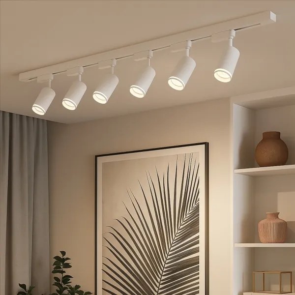 PIPE sínes spotlámpa 6xGU10/10W/230V fehér