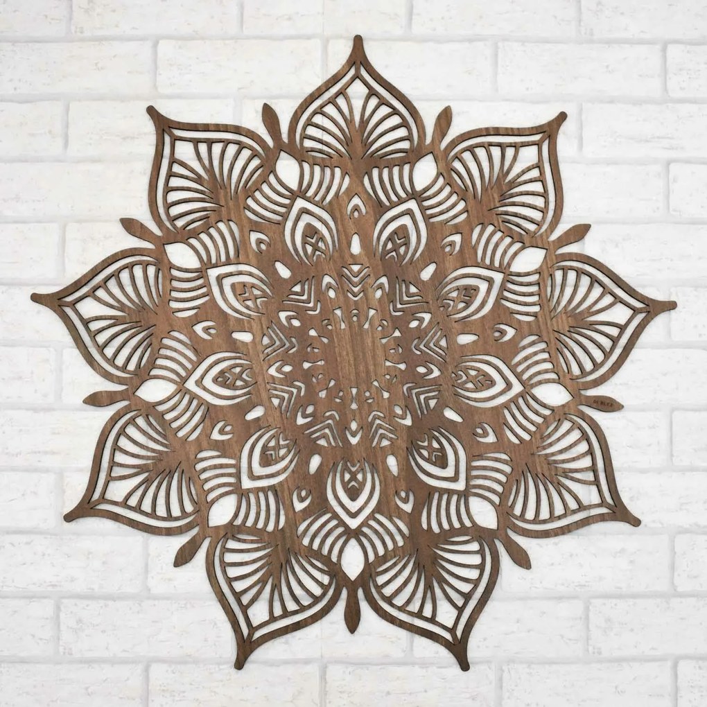 DUBLEZ | Extravagáns virágos mandala - 3D falikép