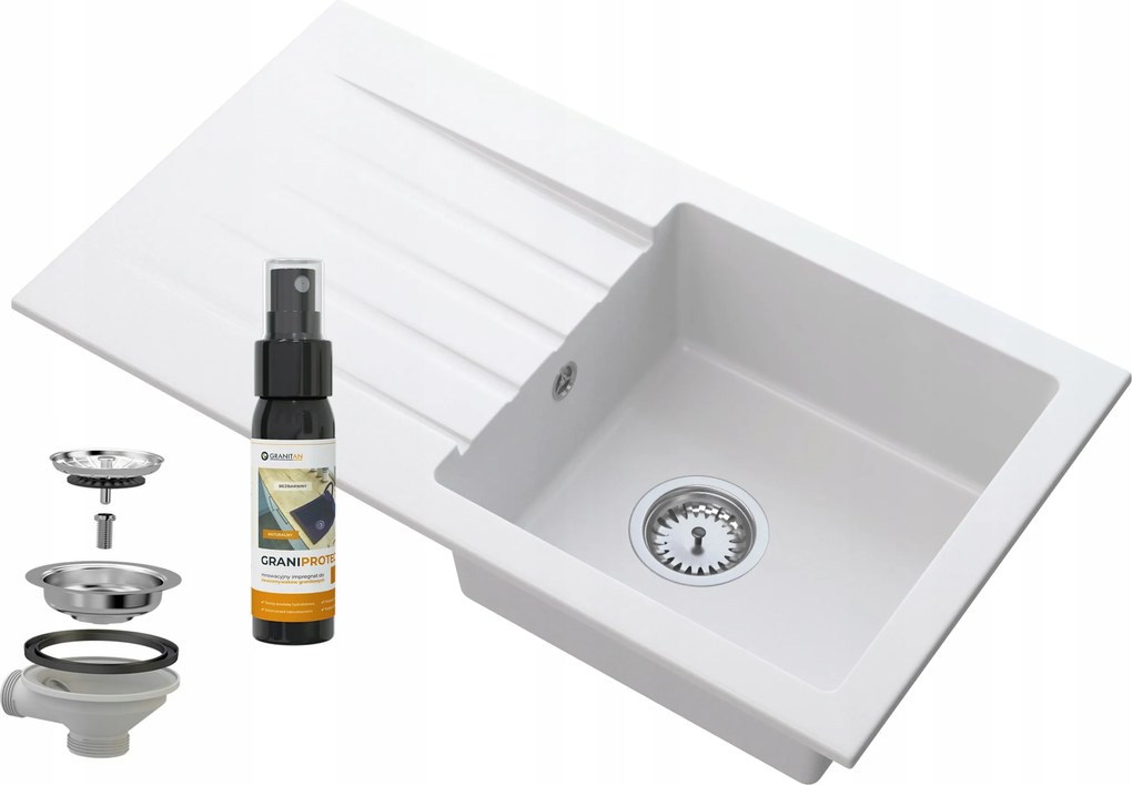 Gránit Mosogató Csepegtetővel 6 Szín