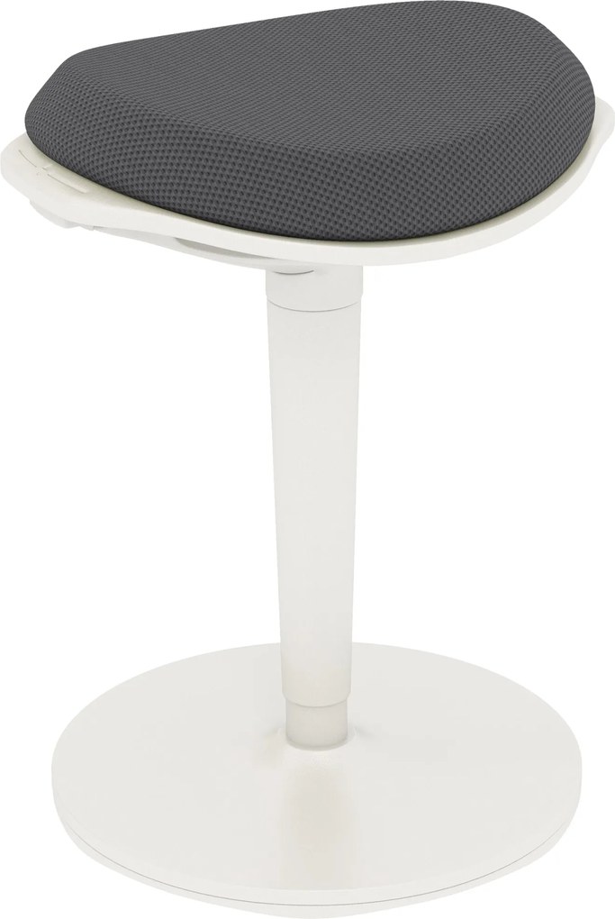 HOMCOM Ülőpárna, Ergonomikus Irodai Szék, 56,5-71,5 cm Magasságban Állítható Munka Szék, Forgószék Irodához és Tanulószobához, Háló, Szürke | Aosom
