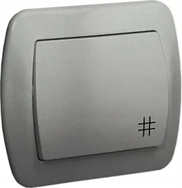 Simon Akord AW7/26 Alumínium Keresztkapcsoló Váltókapcsoló Köztes Kapcsoló