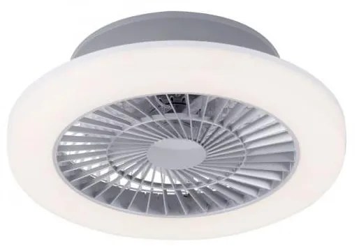 Leuchten Direkt 14645-55 - LED Lámpa ventilátorral LEONARD LED/27W/230V