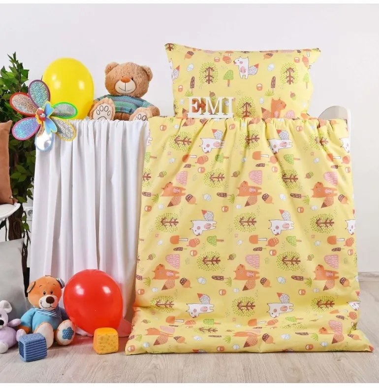 EMI mókusos gyerek ágyneműhuzat, Párna 50x70