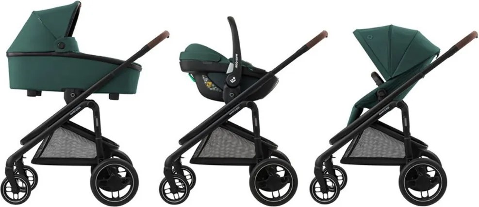 Maxi-Cosi Plaza+ multifunkciós babakocsi Oria mózessel- Essential Green