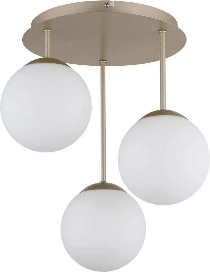 Globo 47441-3CH - Felületre szerelhető csillár HARMON 3xE14/25W/230V sárgaréz