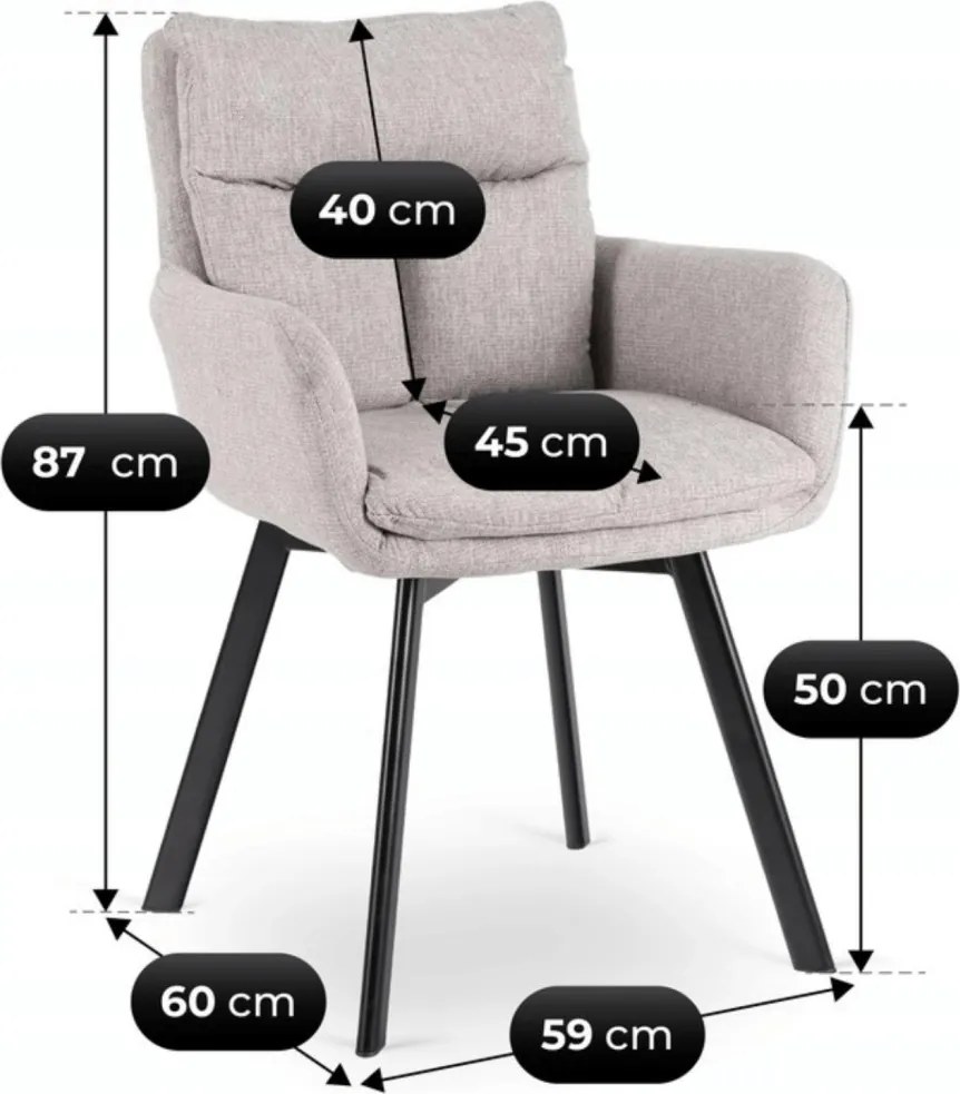 CORTADO forgószék, szürke