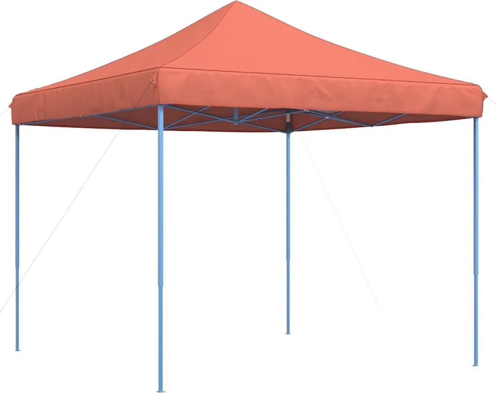 vidaXL terrakotta összecsukható felugró rendezvénysátor 292x292x315 cm