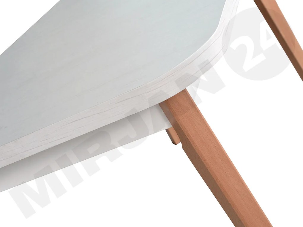 Asztal Harry 80 x 140+180 VI (fehér L) (szonoma). 1058499