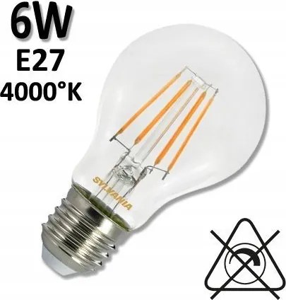 Led izzó E27 6W ToLEDo Retro 806lm 4000K Sylvania