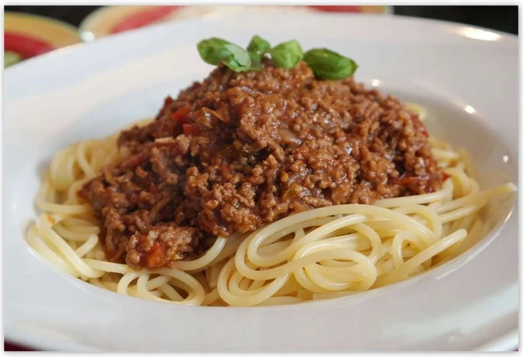 Poszterek 200x135 Spagetti hússal