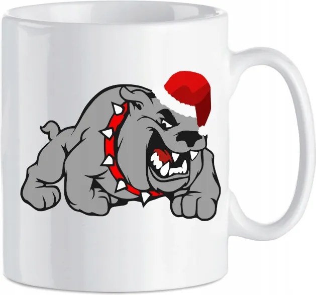 Karácsonyi bögre Bulldog Mikulás 330 ml