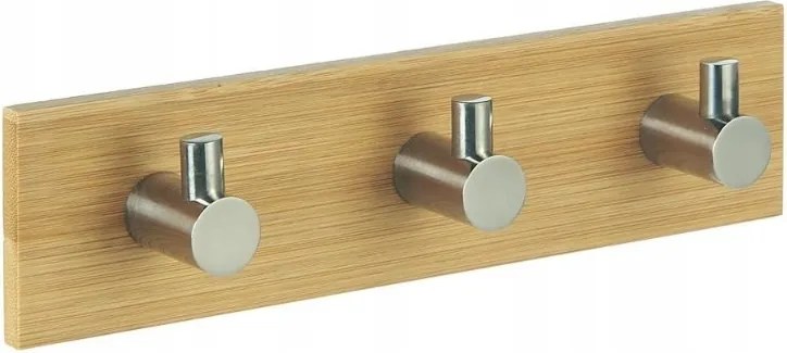 Akasztós Törölközőtartó Fürdőköpeny öntapadós Bambusz LUR-05 Evg