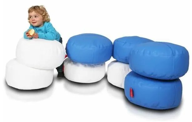 Babzsák Klasszikus sárga 50L eco-bőr TiaHome