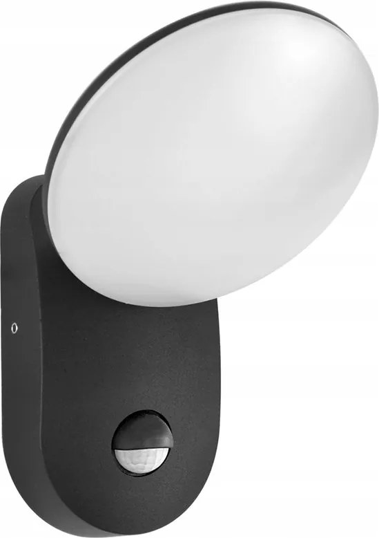 Kültéri Led fali lámpa 7W Monti 3K érzékelővel D-sensor OWL-6214-S-3K Ital