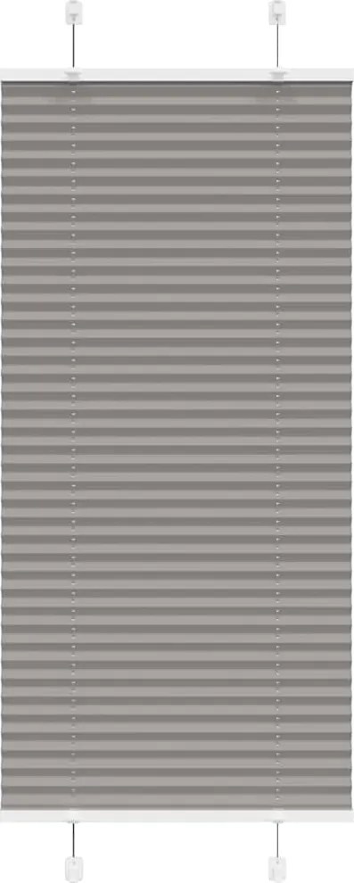 vidaXL pliszírozott redőny antracit 65x100 cm szövetszélesség 64,4 cm
