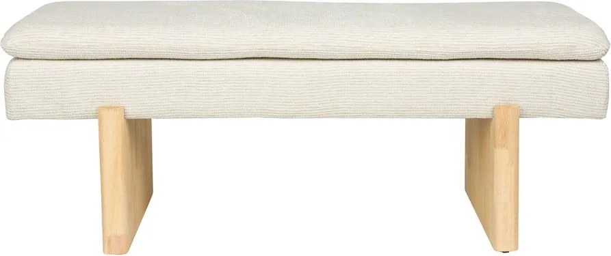 Krémszínű párnázott pad Jappo – White Label