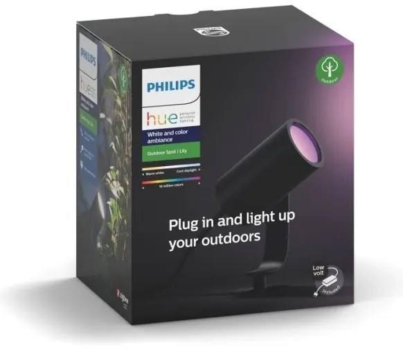 Philips 17428/30/P7 - Hue LILY RGB LED kültéri spotlámpa 8W IP65