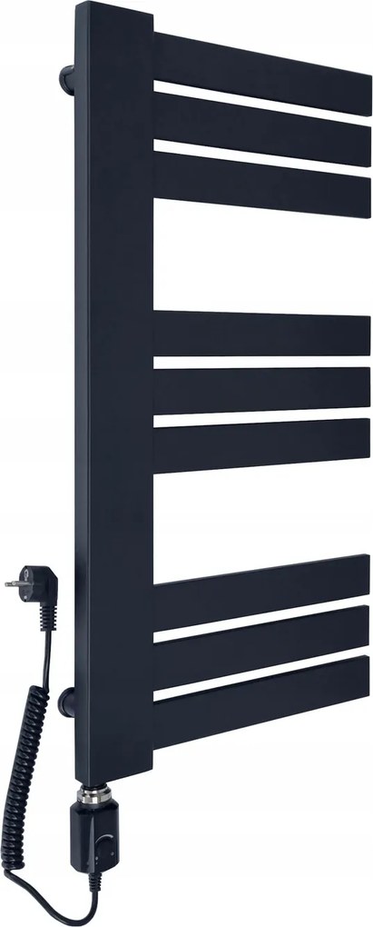 Elektromos fürdőszobai radiátor Ervin 600 W fekete