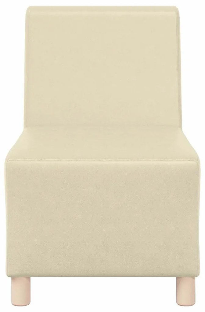 krémszínű műbőr kanapéfotel 55 cm