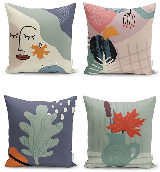 Párnahuzat szett 4 db-os 43x43 cm – Mila Home