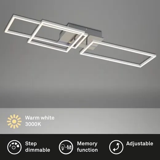 LED dimmelhető mennyezeti lámpa LED/42W/230V 3000K matt króm
