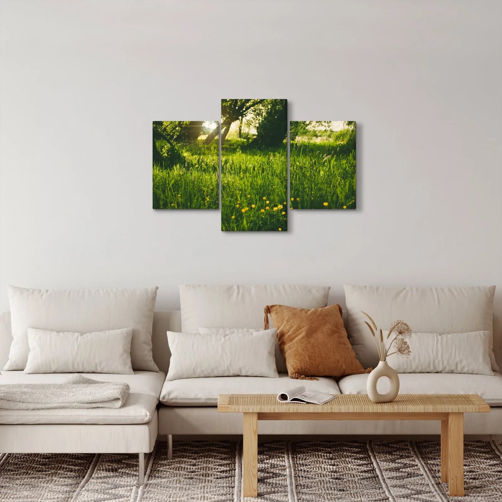 Tájkép - rét (90x60 cm)