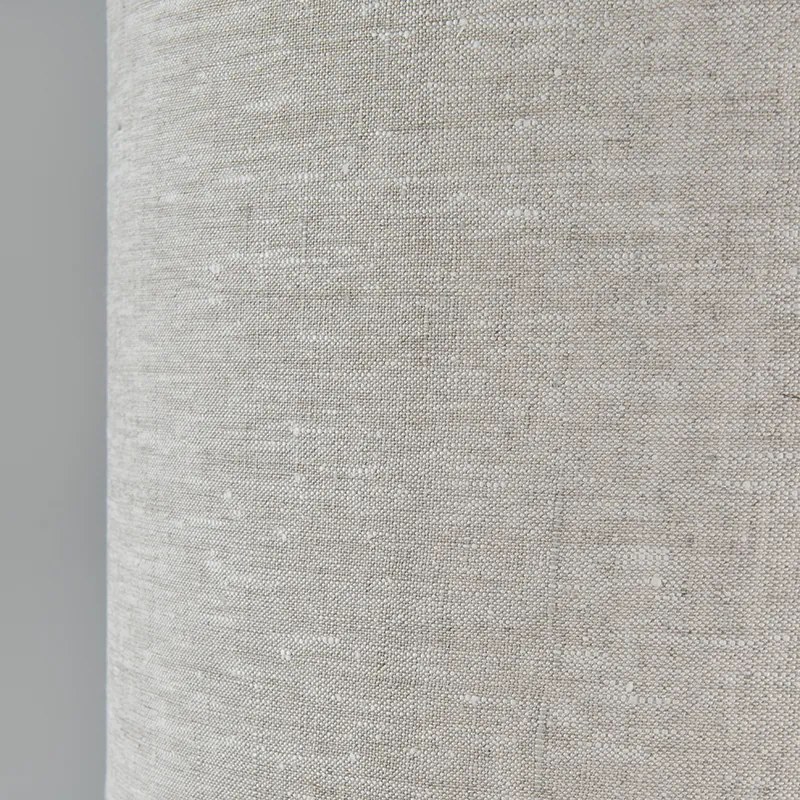 Állólámpa sárgarézzel és szürke árnyékolóval 50 cm - Kaso