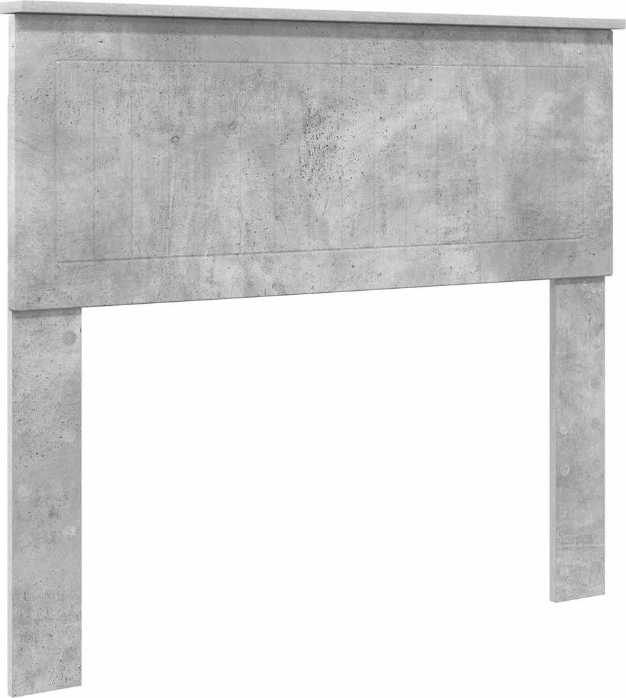 vidaXL Fejtámla Beton Szürke 100 cm Faanyag