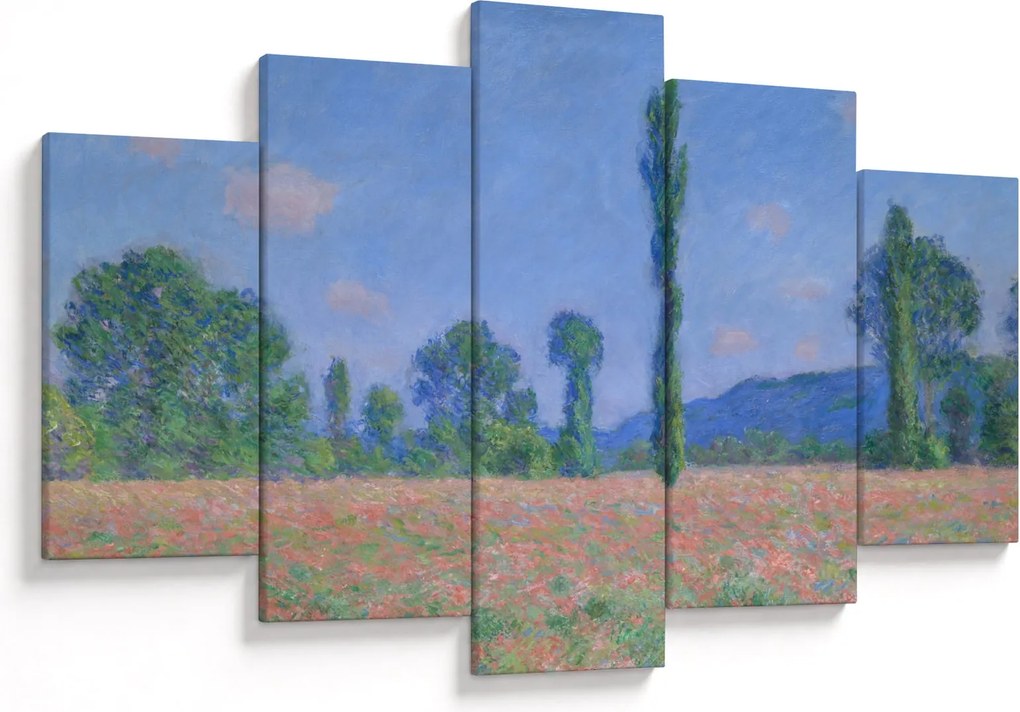 Kép - Claude Monet, Poppy Field (Giverny), reprodukciók (150x105 cm)