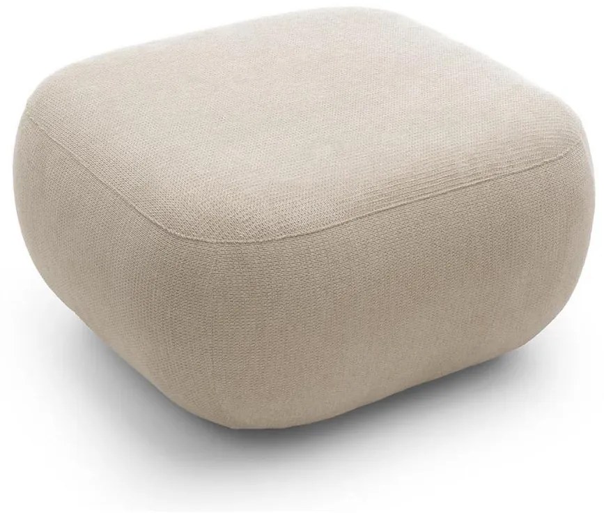 Puff OLBIA 75x75 cm bézs