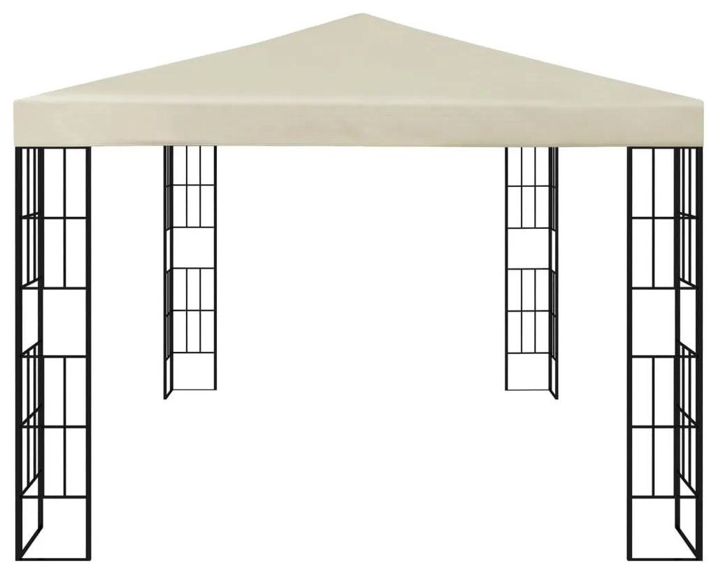 Krémszínű pavilon 3 x 4 m