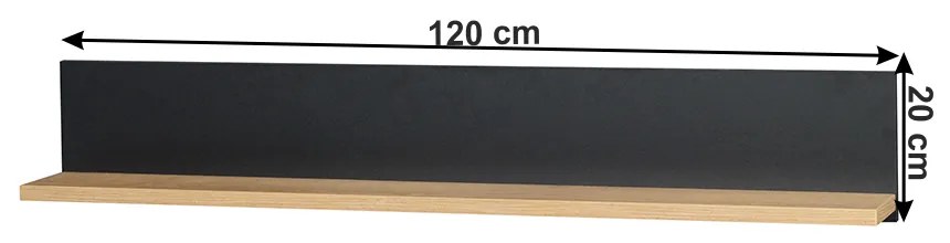 Polc typ 10 Siralla (lefkas tölgy + fekete). 1016690