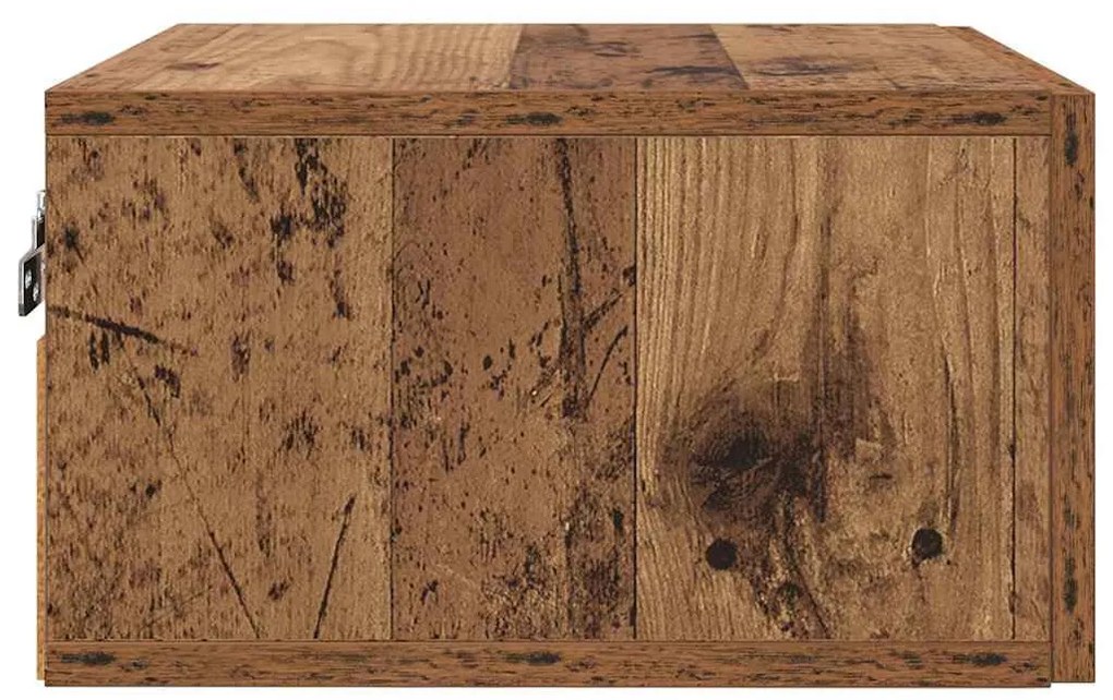 Éjjeliszekrény fiókkal 2 pcs Régi fa 35 x 35 x 20 cm Faanyag