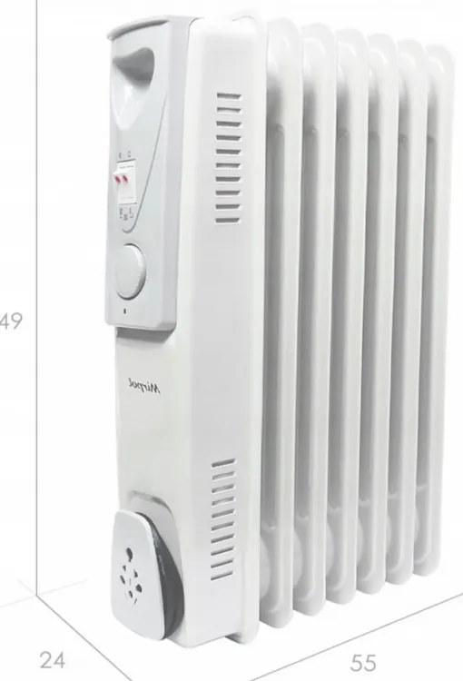 HH-1002 11 tagos olajradiátor 1000W/1500W/2500W