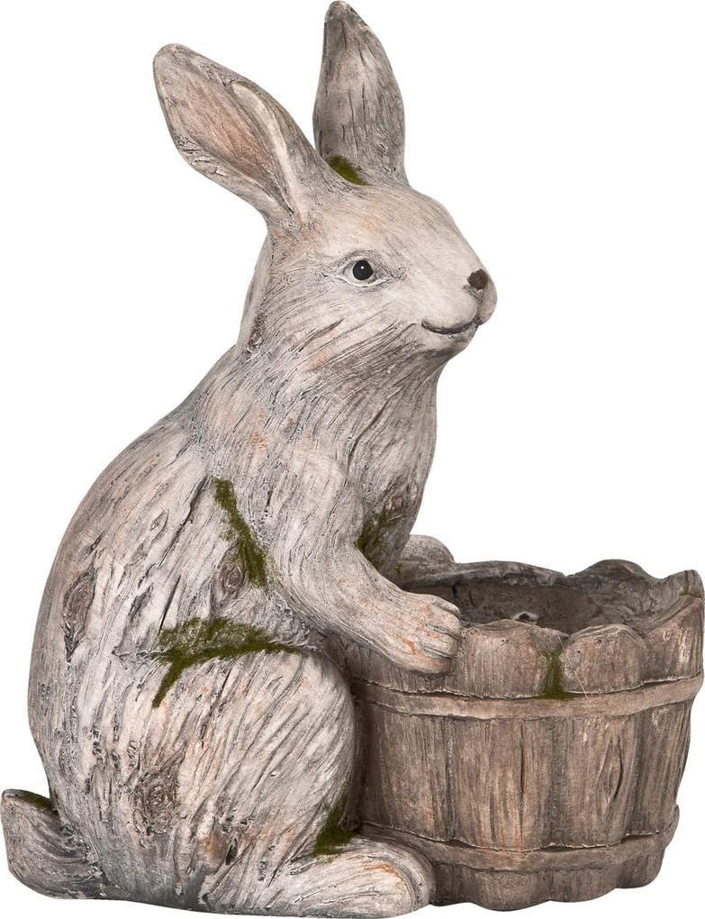 Nyuszi figura 36 cm, fedéllel