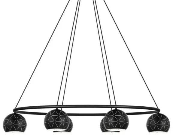 Eglo 98456 - Csillár zsinóron CANTALLOPS 6xE14/40W/230V