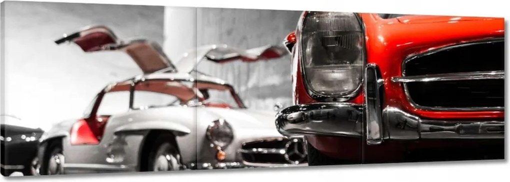 Vászonkép 90x30 Klasszikus Mercedesek