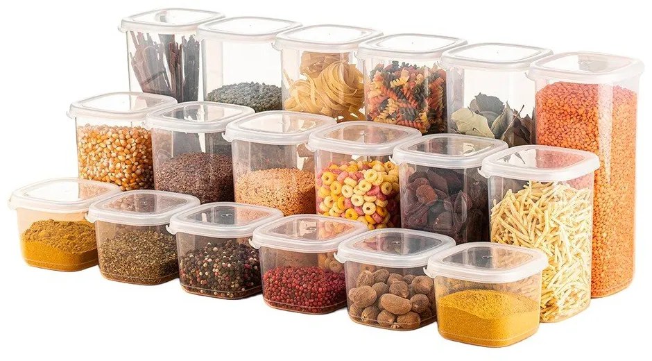 Élelmiszertartó doboz szett 18 db-os Fresco – Hermia