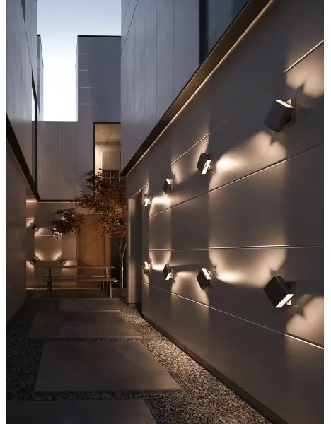 Nordlux - LED Fényerőszabályozható fali lámpa TURN LED/13,8W/230V fekete